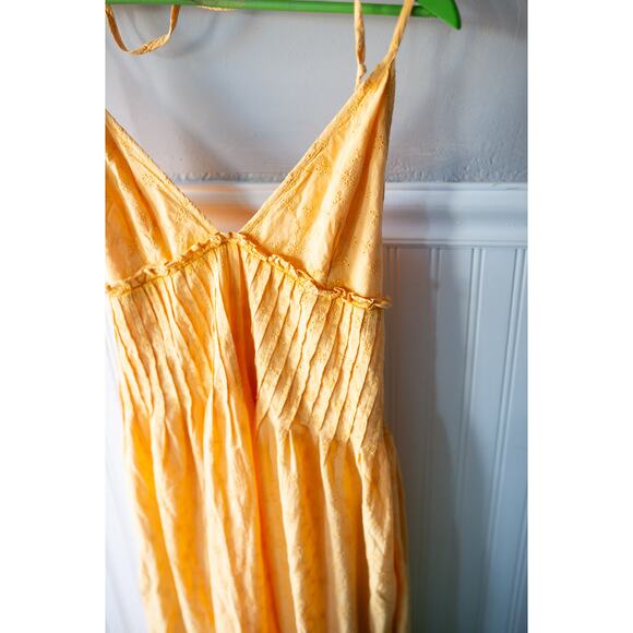 Free People Pintuck Paradise Maxi Dress Medium - Picture 4 of 5